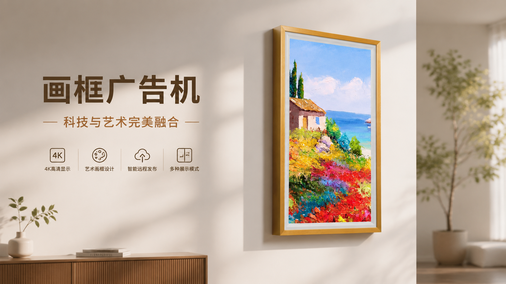 画框广告机：让艺术与科技融入空间美学